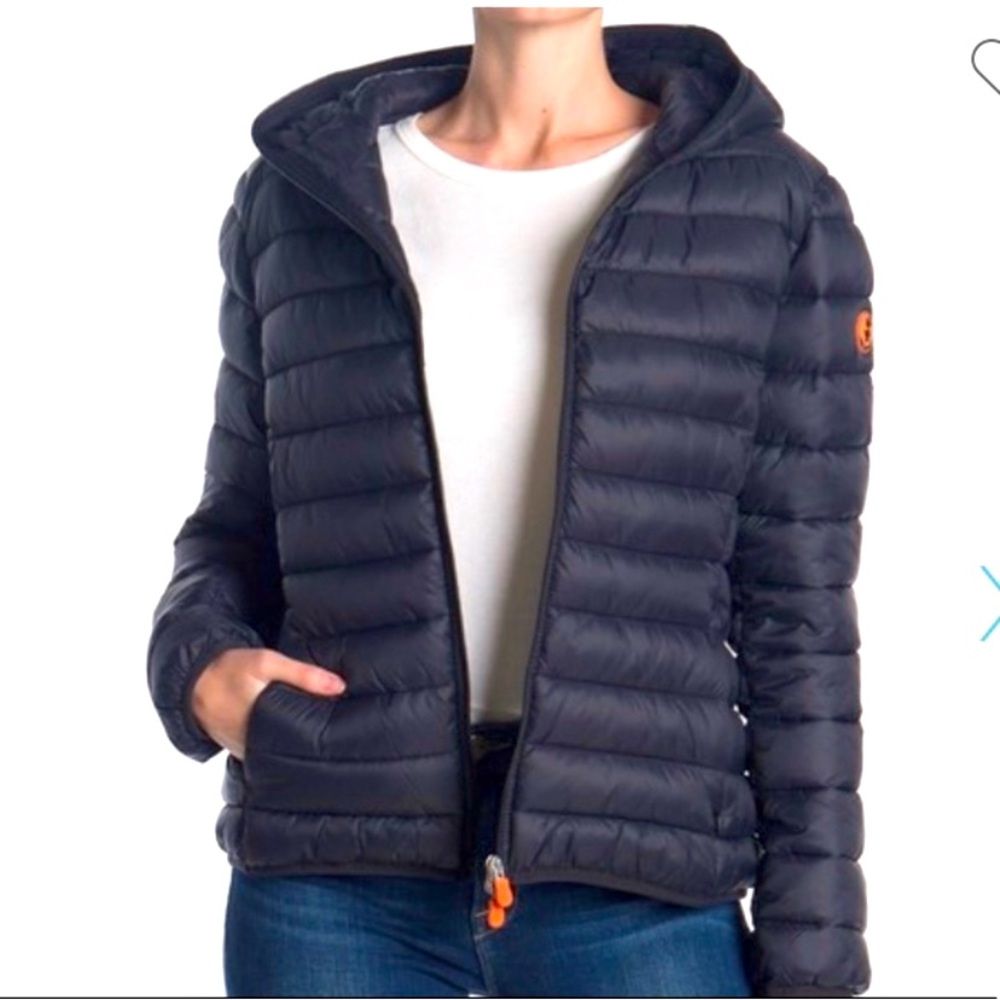 Save the Duck Giga Hooded Ultra Light Puffer (XS)